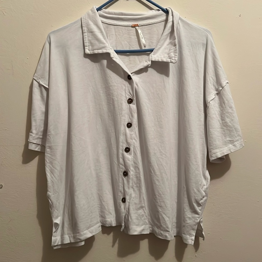 Free people button down shirt